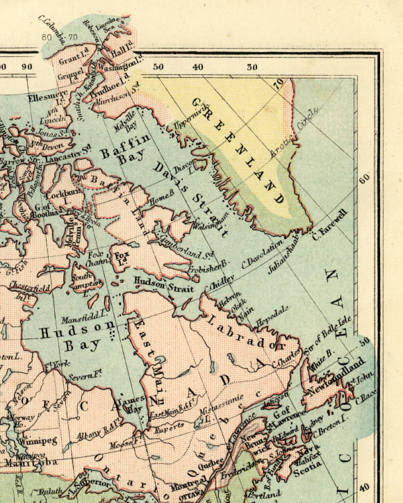 northeast north america map